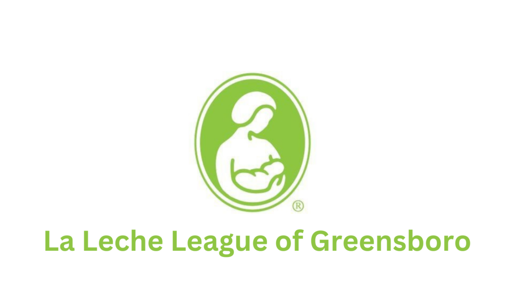 Text: La Leche League of Greensboro and logo